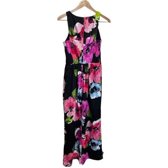 Vince Camuto Floral High Neck Maxi Dress Size 6 - Picture 2 of 11